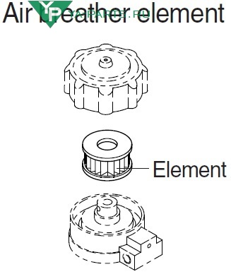 Yp air breather filter original